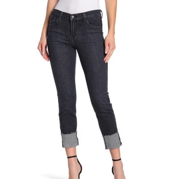 J Brand Denim - J BRAND MAUDE Black Slim Jeans Size 28